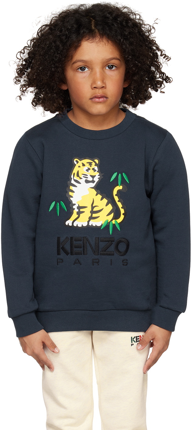 Kenzo Kids Navy Kenzo Paris Kotora Sweatshirt
