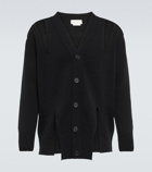 Alexander McQueen - Cut-out wool cardigan