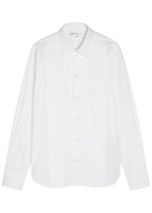 Victoria Beckham Pintuck Cotton-poplin Shirt White