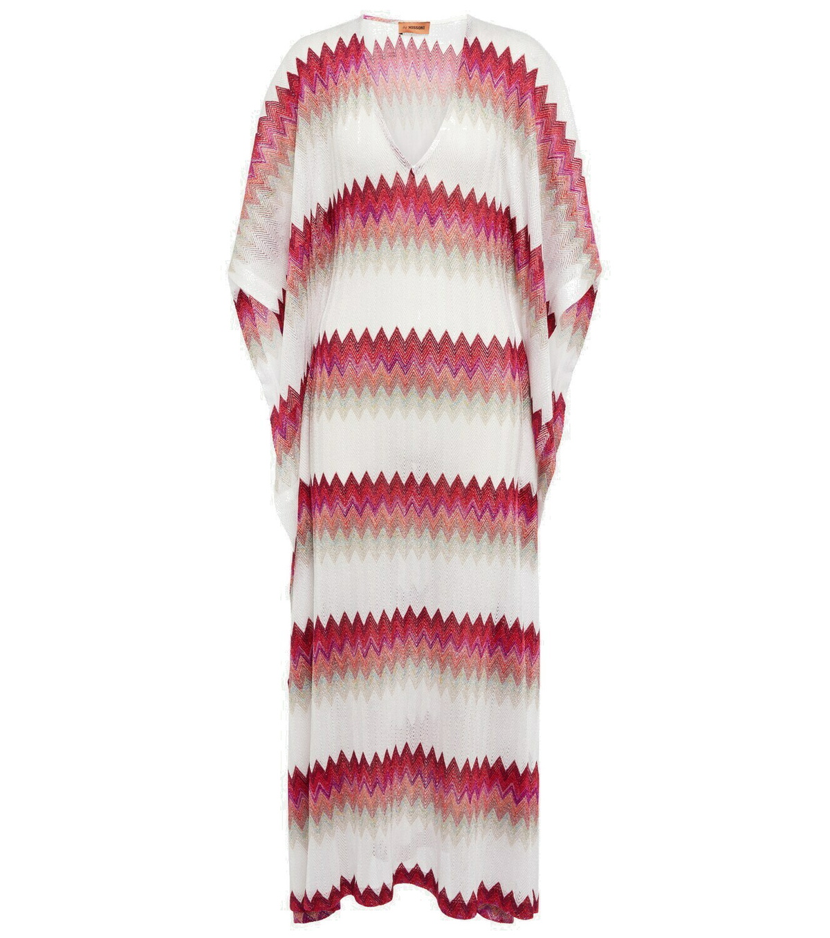【MISSONI】mare プリント satin kaftan Zig Zag kaftan in multicoloured - Missoni Mare | Mytheresa