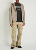 Acne Studios Doveria Hooded Wool and Cashmere-blend Jumper Ecru