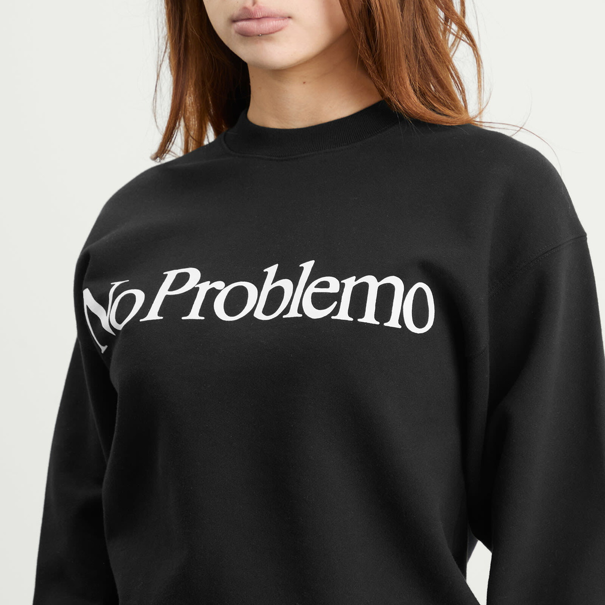 No Problemo Women's Sweatshirt in Black