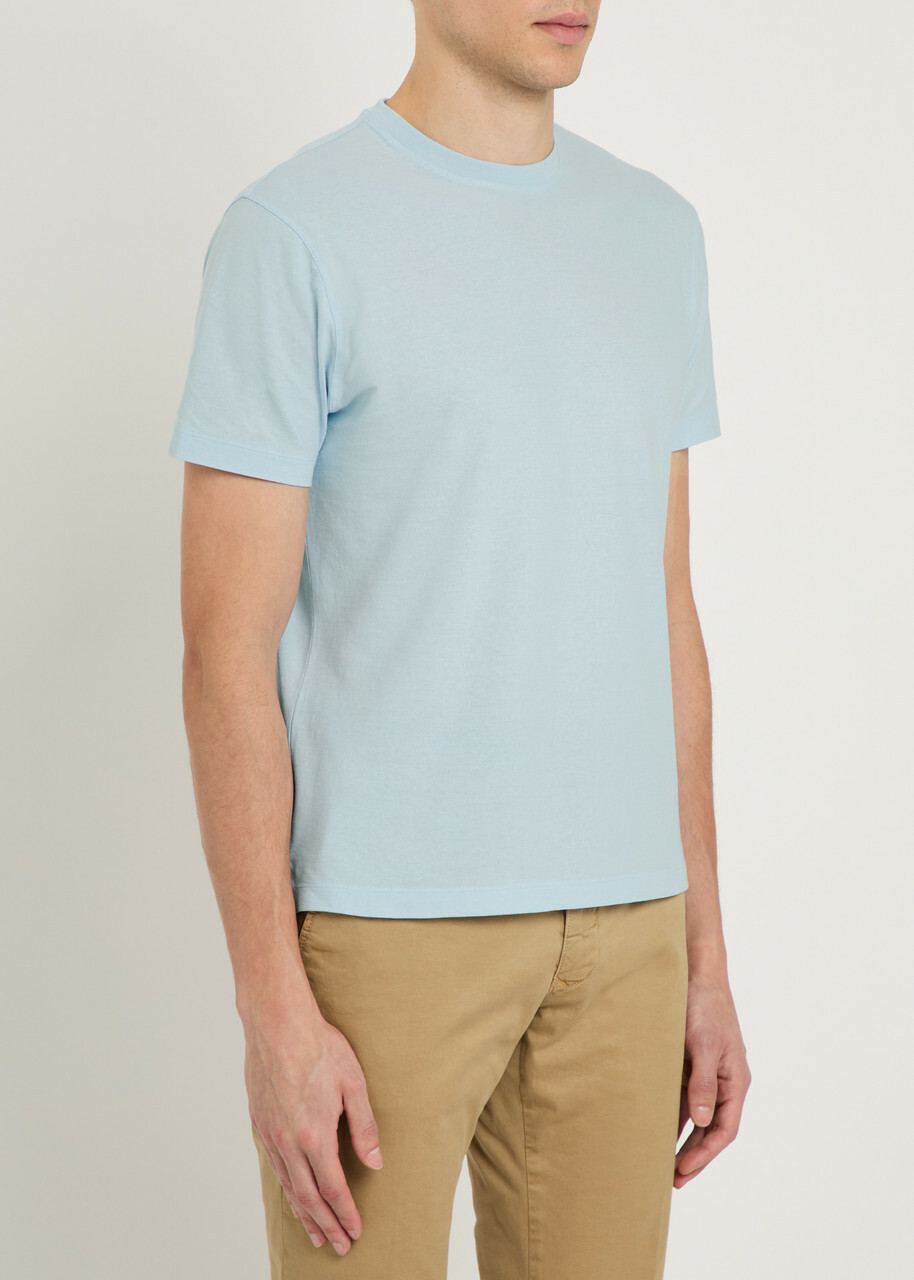 Slowear Cotton T-shirt Light Blue