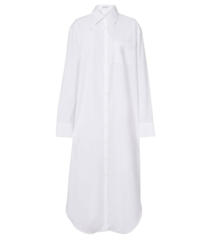 Photo: The Frankie Shop Helena cotton shirt dress