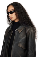 Courrèges Black Tech Sunglasses