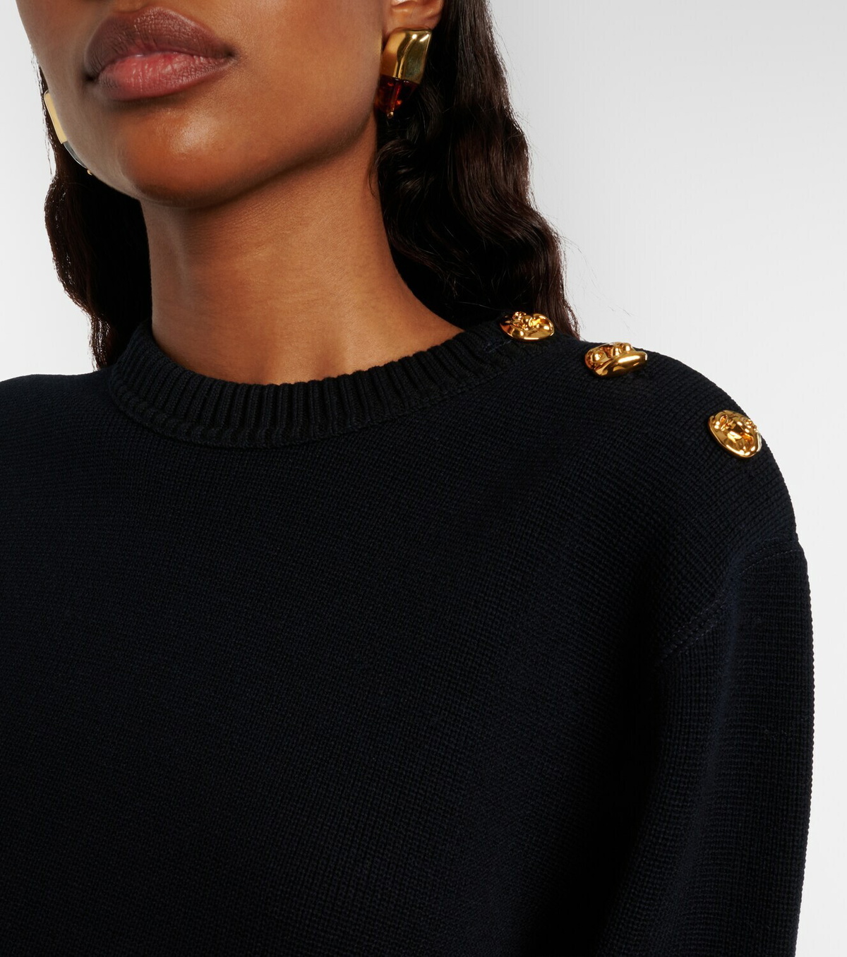 Bottega Veneta Knot wool and cotton-blend sweater