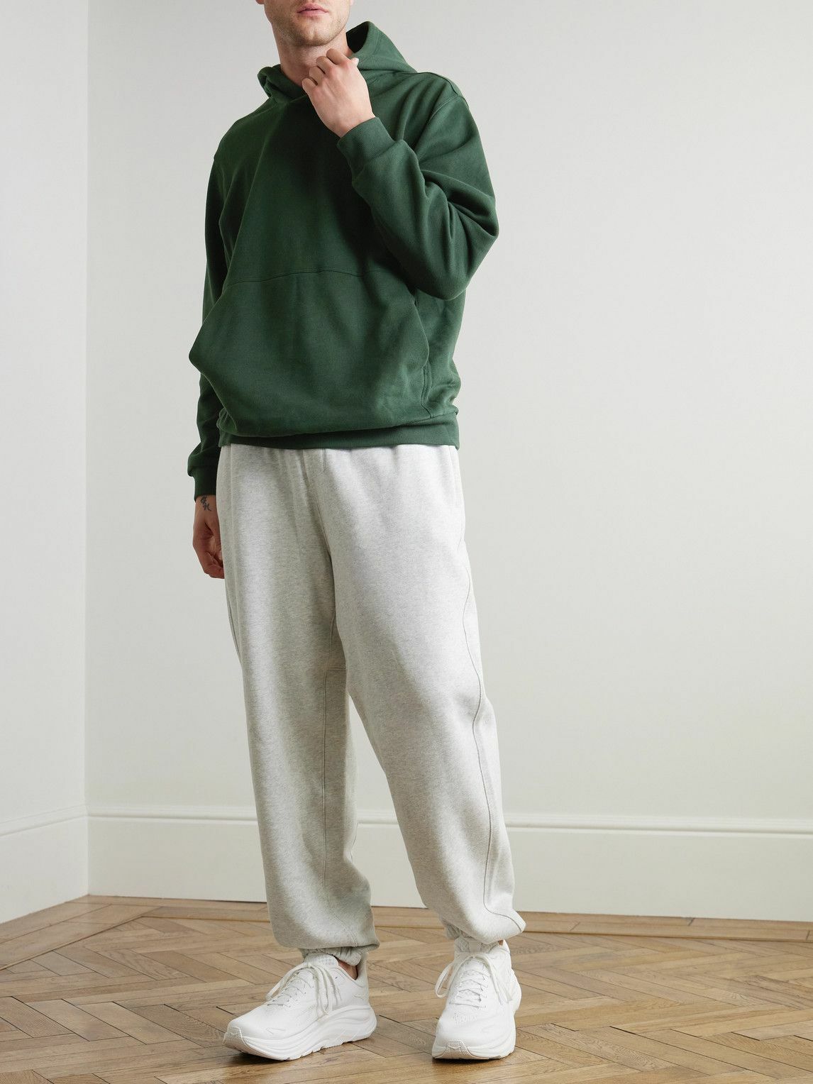 Lululemon - Steady State Cotton-Blend Jersey Hoodie - Green