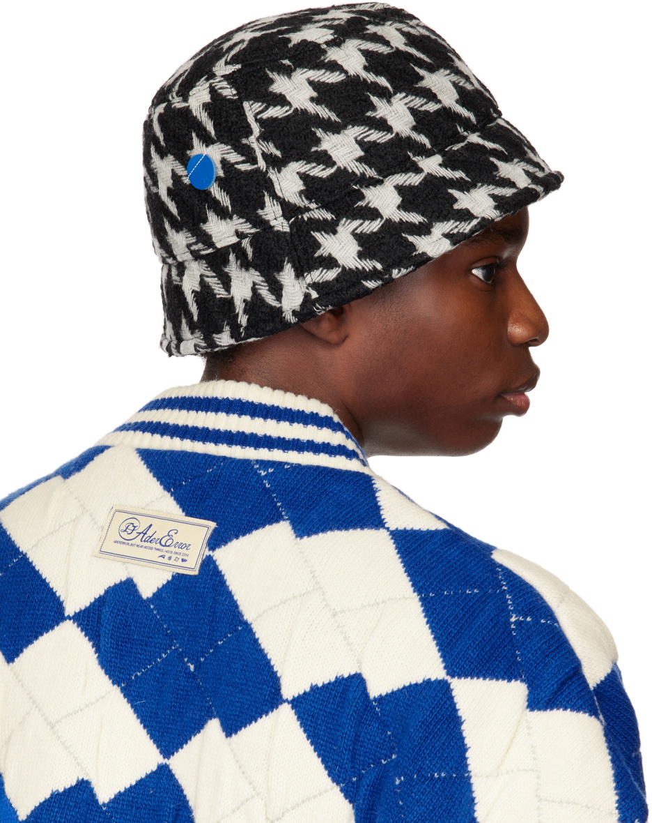 【 ADERERROR 】★Slant hat ADER error Black Slant Bucket Hat ADER error