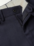 J. Mueser - Slim-Fit Straight-Leg Virgin Wool Suit Trousers - Blue