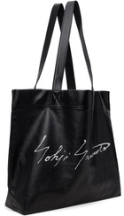 YOHJI YAMAMOTO Black Signature L Tote