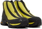 ROA Black & Yellow Teri Boots