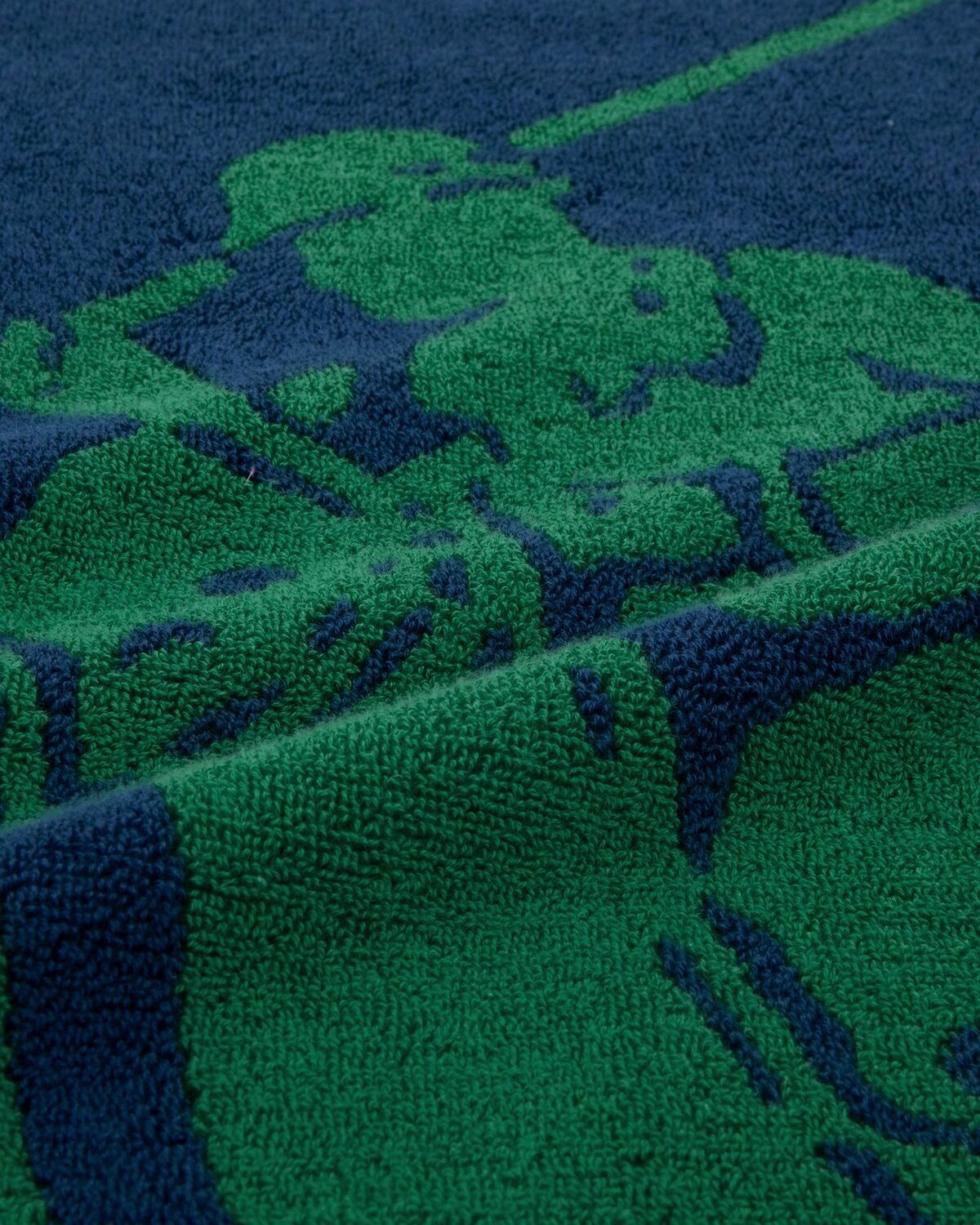 Polo Ralph Lauren Polo Jacquard Beach Towel 100 Cm X 170 Cm Blue/Green Bathing