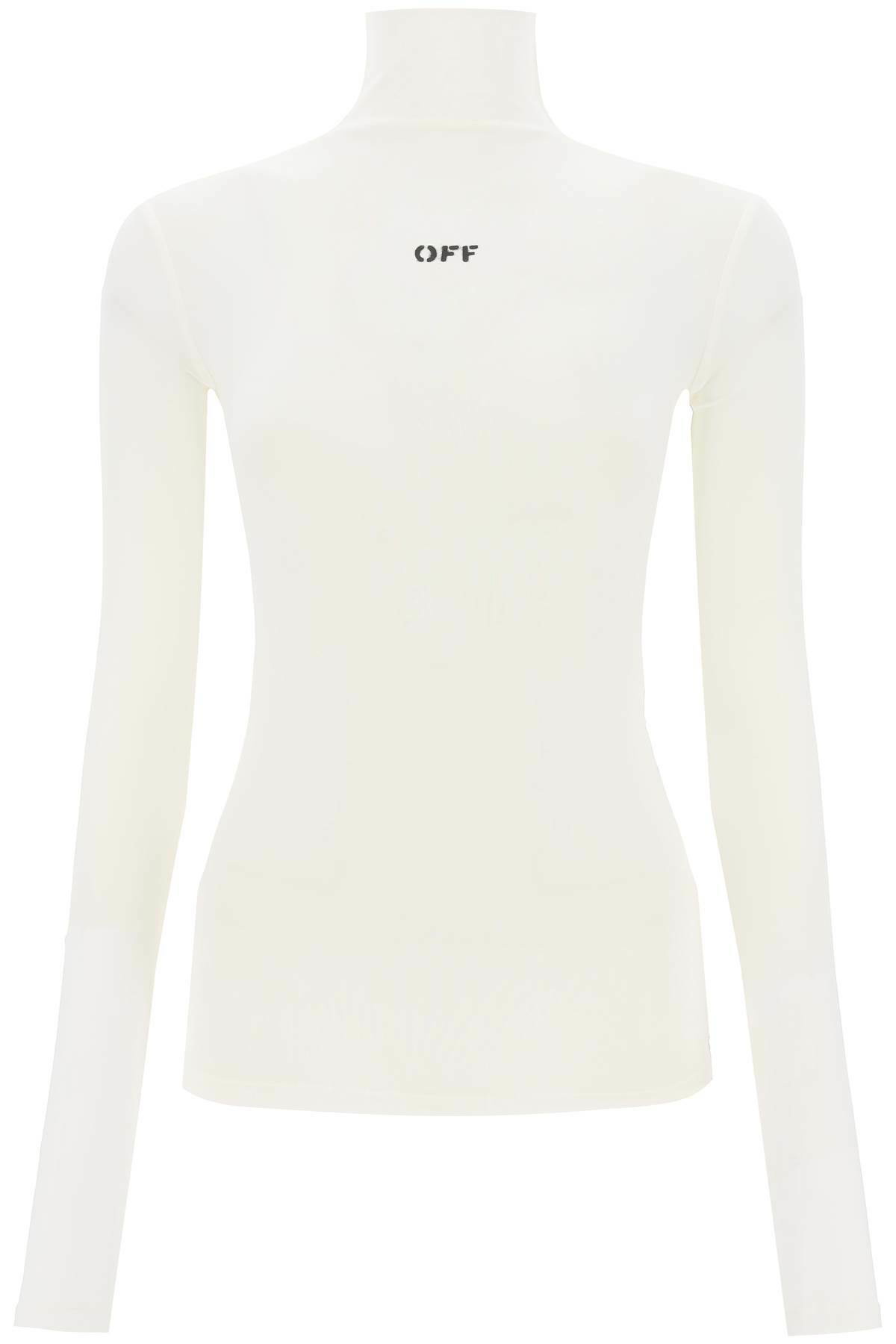 Tシャツ・カットソー Off-White 'Net Arrow Bralette' top Off-White Net Arrow Bralette Black Viscose Top | THE LIST