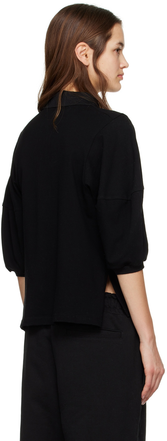 Trunk Project Black Balloon Sleeve Polo
