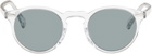 Oliver Peoples Transparent Gregory Peck Sunglasses