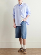 Noah - Oversized Cotton-Poplin Shirt - Blue