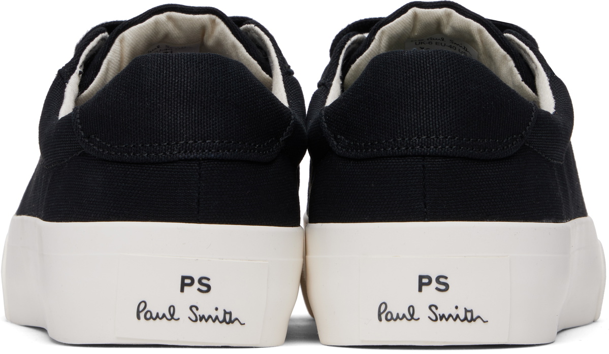 PS by Paul Smith Black Canvas Amos Sneakers