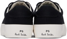 PS by Paul Smith Black Canvas Amos Sneakers