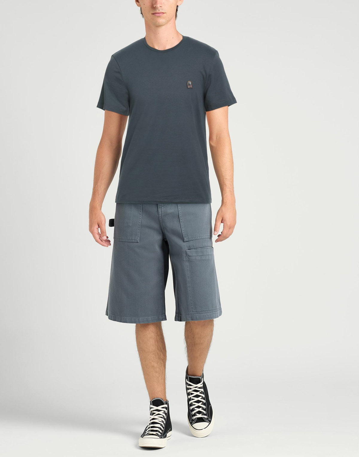 Parajumpers Mens T-shirt Slate in Blue