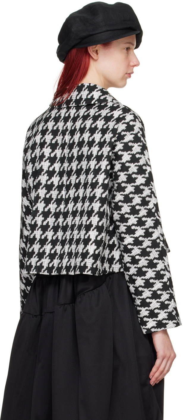 Comme des Garçons Comme des Garçons Black & White Houndstooth Jacket