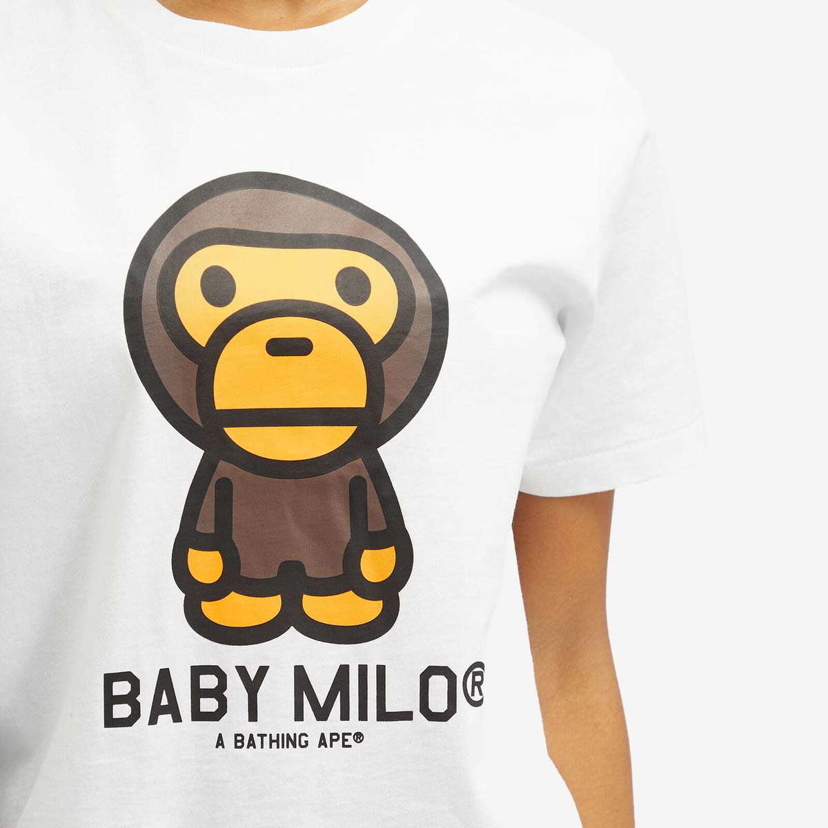 A Bathing Ape Women's Baby Milo T-Shirt in White