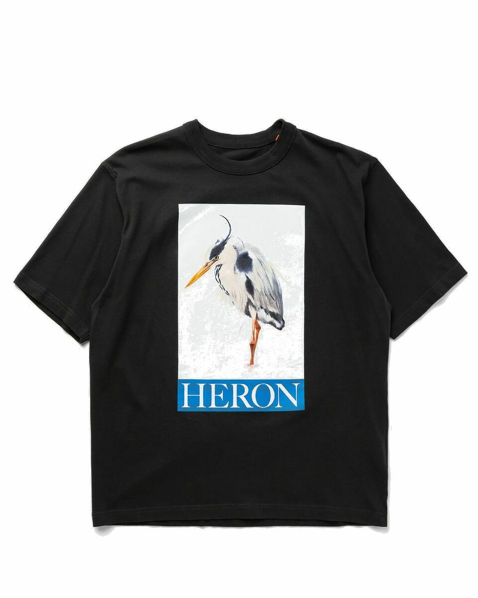 Photo: Heron Preston Heron Bird Painted Ss Tee Black - Mens - Shortsleeves