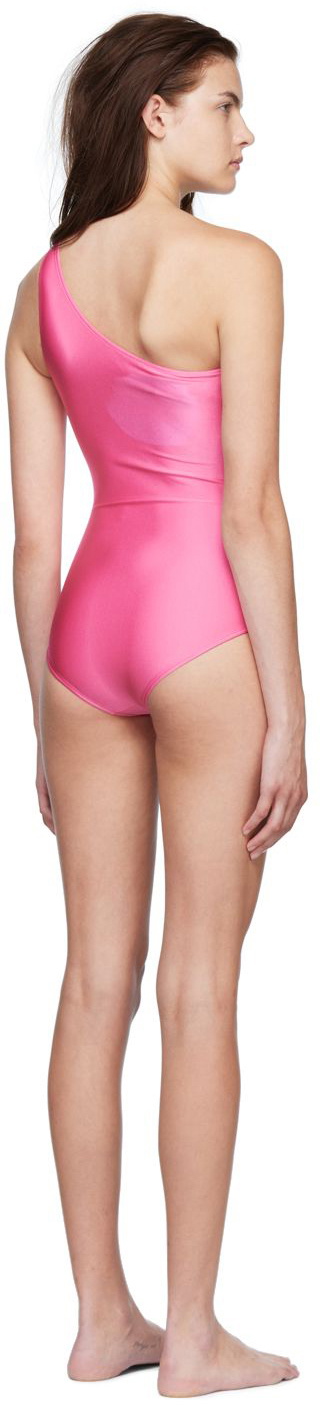 Pink gucci one 2025 piece swimsuit