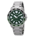 Citizen Eco-Drive Green Dial Stainless Steel Mens Watch AW1526-89X