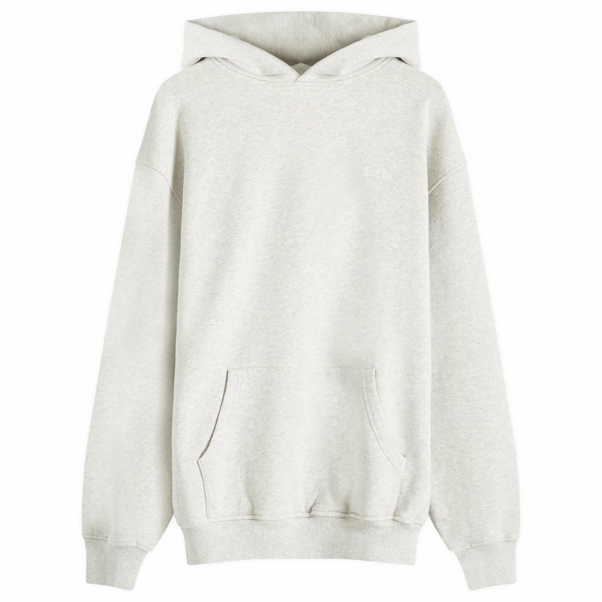 Foret Men's Noon Hoodie in Snow Melange