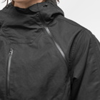 Maharishi Men's Ventile Half Zip Popover Jacket in Black