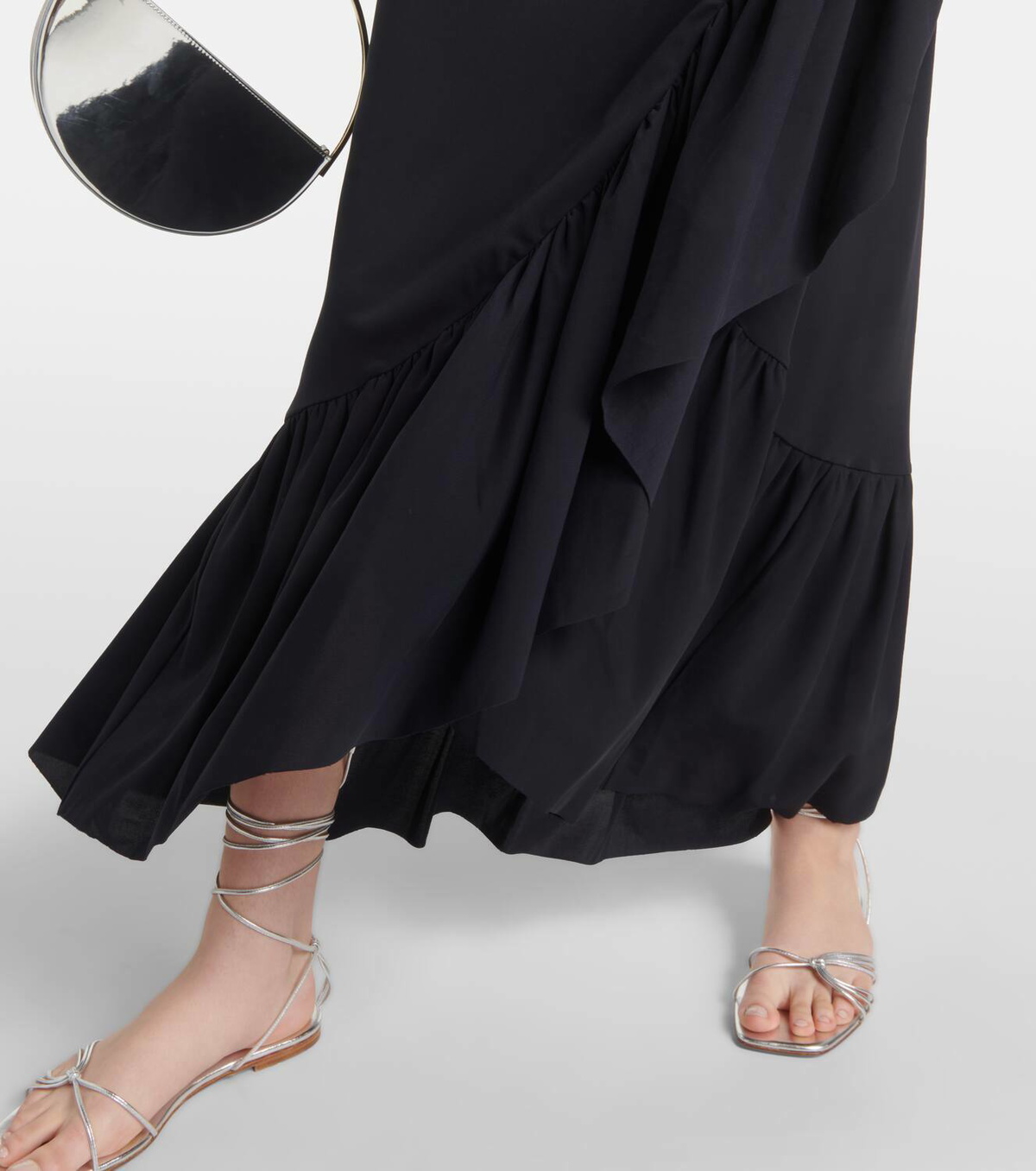 Eres Julia ruffled jersey beach cover-up