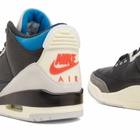 Air Jordan 3 Retro OG in Black/Blue/Coconut Milk