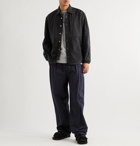 Comme des Garçons HOMME - Panelled Shell and Fleece Overshirt - Black