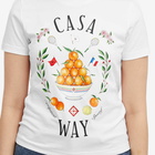 Casablanca Women's Casa Way Fitted T-Shirt in White