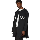 Y-3 Black Yohji Letters Baseball Shirt