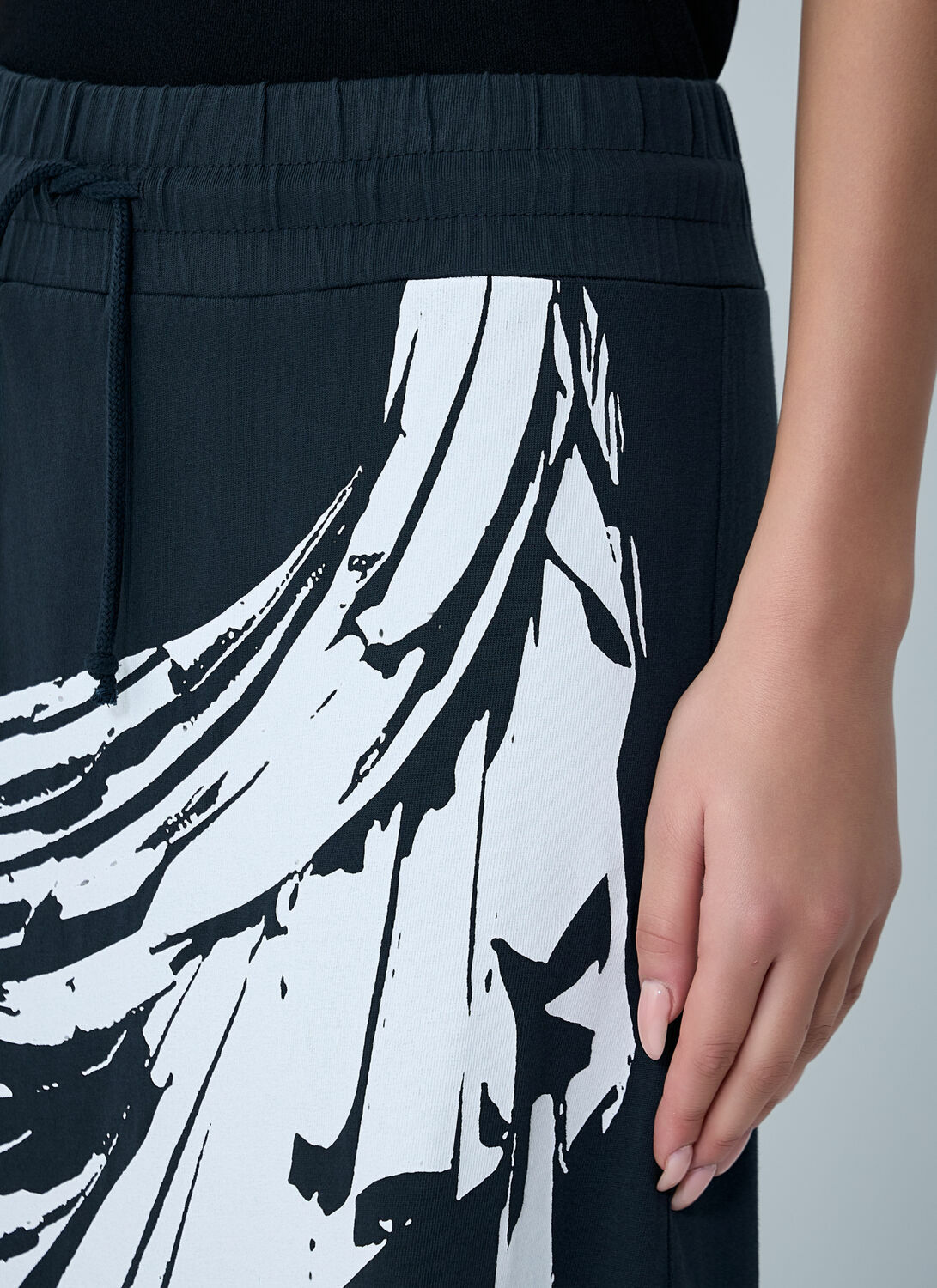 VAQUERA Printed Jersey Maxi Skirt