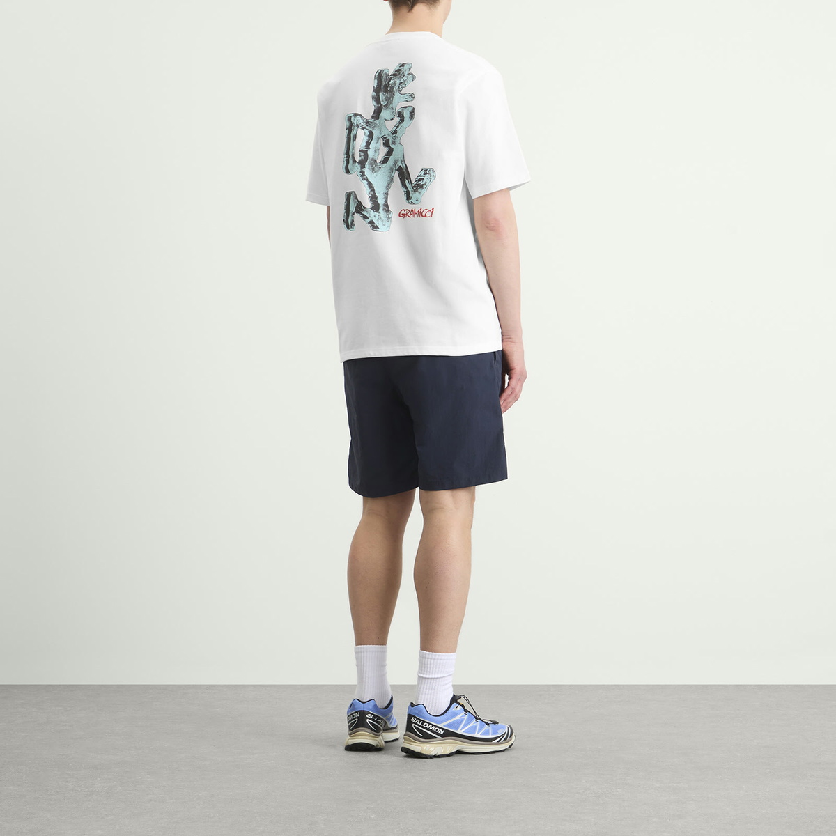 Gramicci Men's Ice Sculpture T-Shirt in White