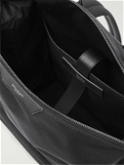 Serapian - Evoluzione Full-Grain Leather-Trimmed Twill Backpack