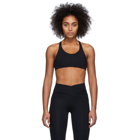 Live the Process Black Corset Sports Bra