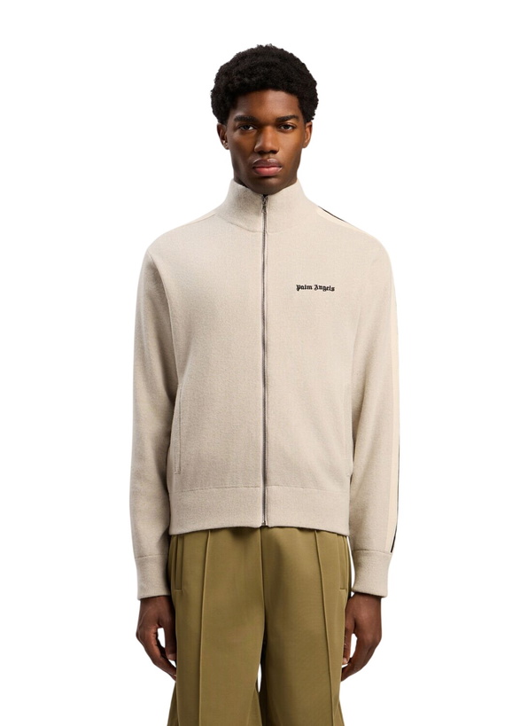 Photo: Palm Angels Classic Logo Knit Track Jacket