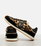 Dolce&Gabbana DG Cushion calf hair and suede sneakers