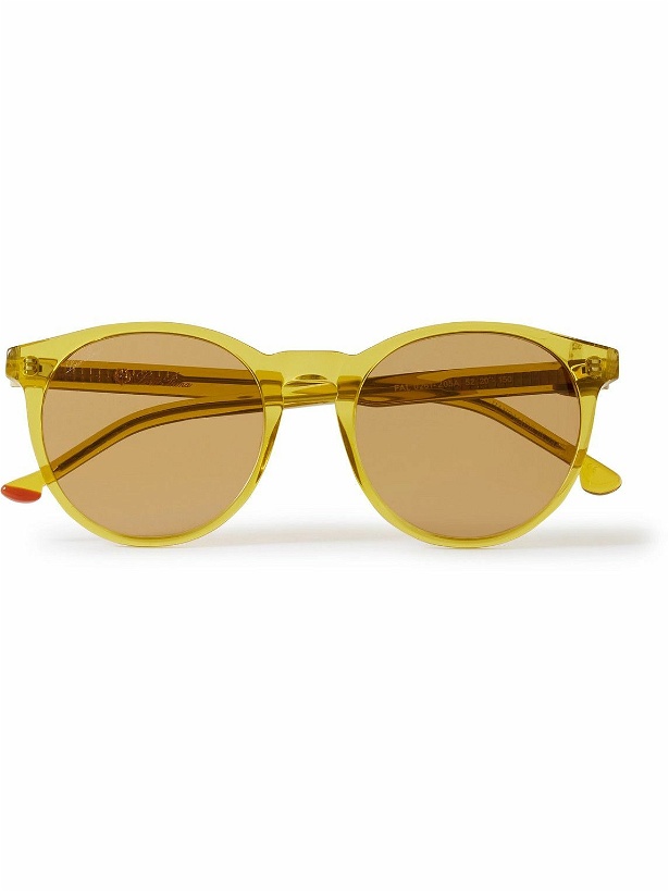 Photo: Loro Piana - Maremma 52 Round-Frame Acetate Sunglasses