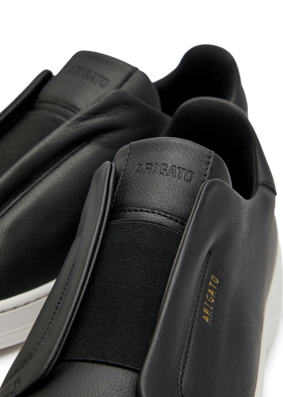 Axel Arigato Dice Laceless Leather Sneakers Black And White