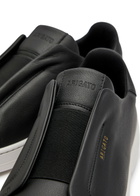 Axel Arigato Dice Laceless Leather Sneakers Black And White