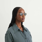 Saint Laurent Sunglasses Saint Laurent SL 97 Sunglasses in Silver/Grey 