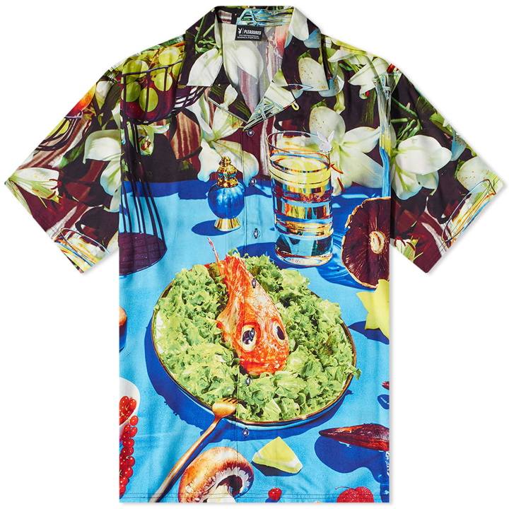 Photo: Pleasures Men's Taste Vacation Shirt in Blue