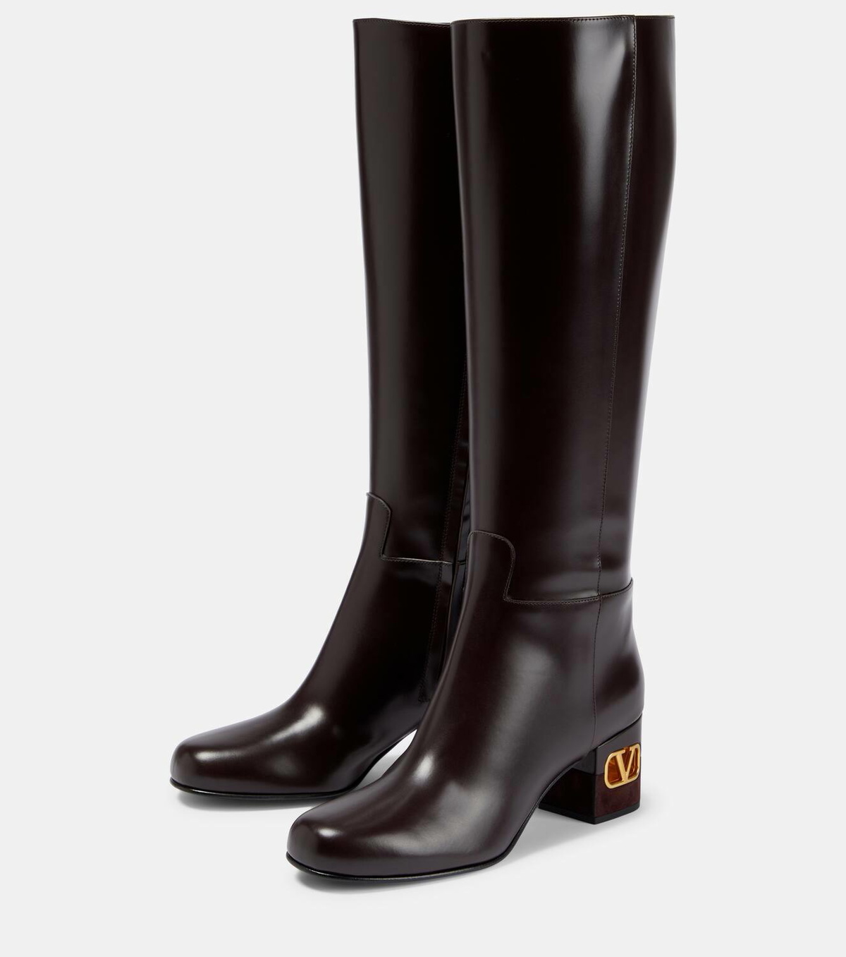 Valentino Garavani Heritage knee-high leather boots Valentino Garavani