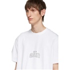 all in White Arc Outline T-Shirt