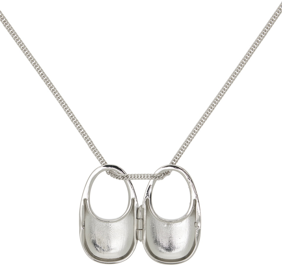 Coperni Silver Locket Necklace