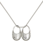 Coperni Silver Locket Necklace